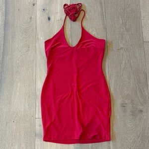Elegant Red Mini Dress